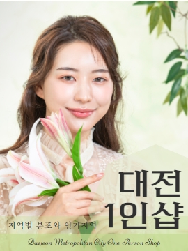 대전1인샵 지역별 분포와 인기지역
