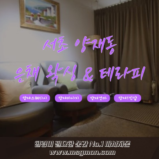 양재 1인샵 은채왁싱&테라피