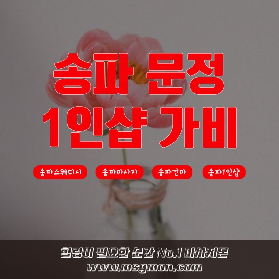 송파 1인샵 가비