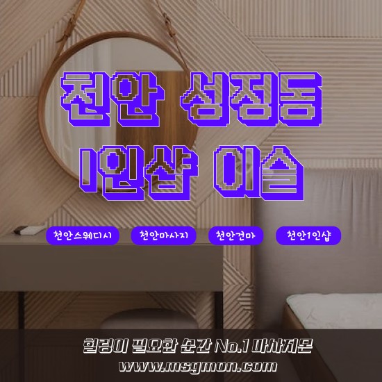 천안 1인샵 이슬스웨디시