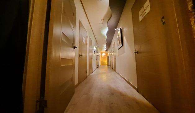 인천 서창동 황제테라피 관리실 복도