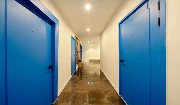 울산 달동 용비타이마사지 복도