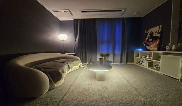 인천 구월동 1인샵 블랙스완 고급스런 대기공간 실제 샵사진