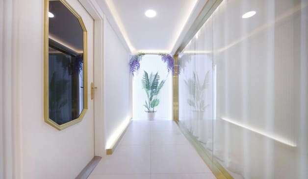 강남 스파엔 복도