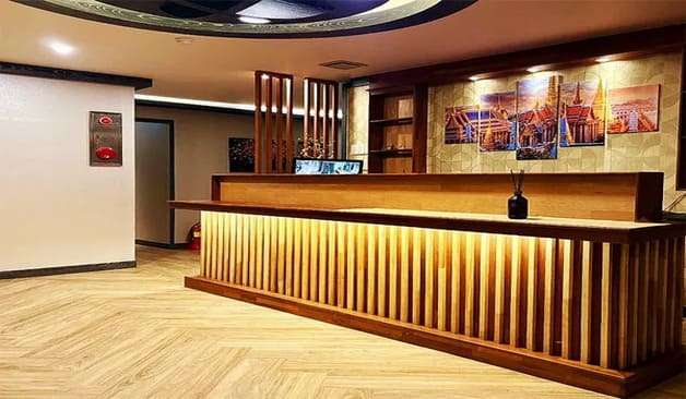 진주 하대동 청담아로마 카운터