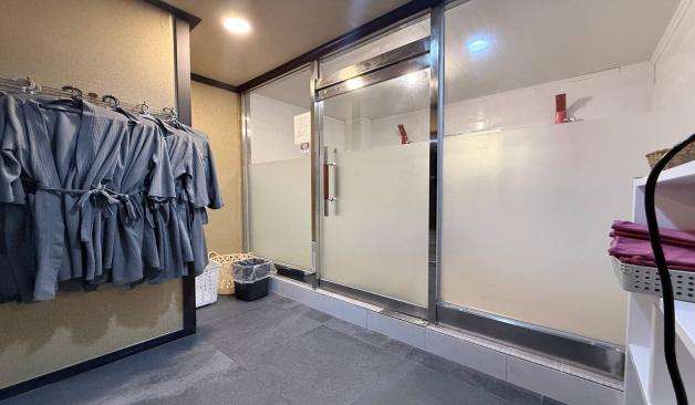 인천 석남 병아리테라피 샤워장 입구