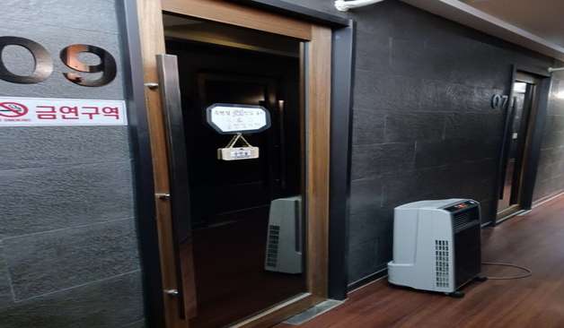부산 서면 더원테라피 복도