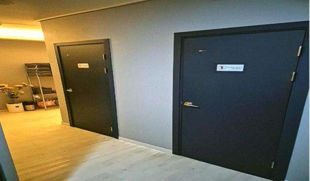 전주 인후동 숨 아로마 대기룸 복도