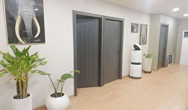 광주 첨단 오로나민C 복도