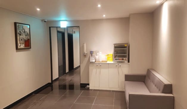 아산 아델테라피 대기실