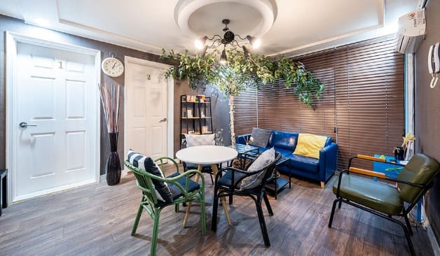 마포 제이스웨디시 휴게실 측면