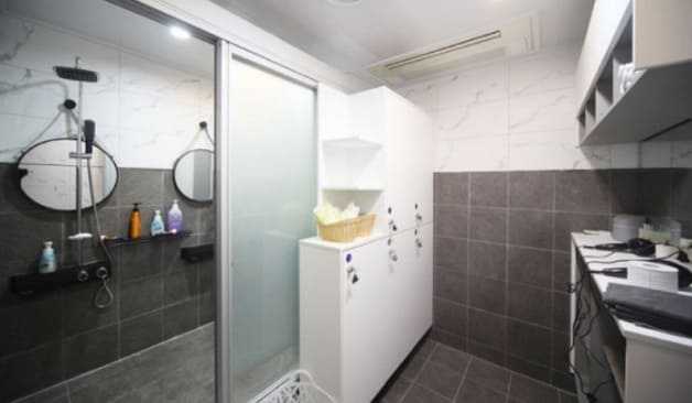 진주 시크릿 샤워실