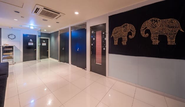 대전 밍스파 복도 측면