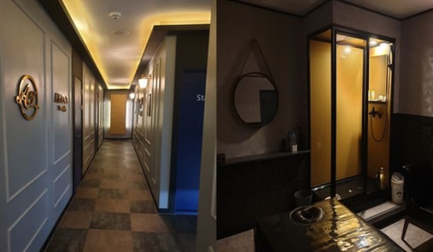 광주 아레나스웨디시 복도 & 관리실